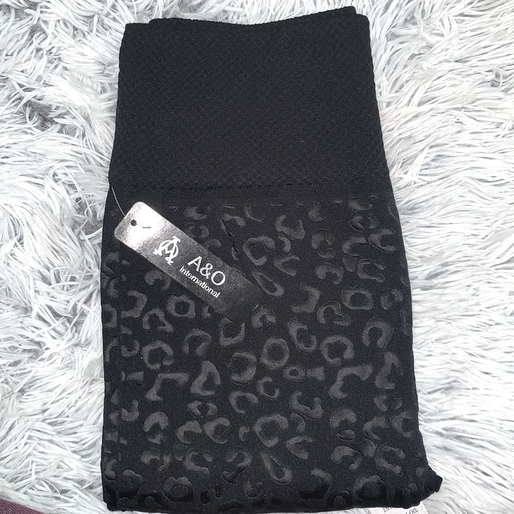 Black Cheetah Leggings
